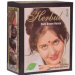 Herbal dark brown henna