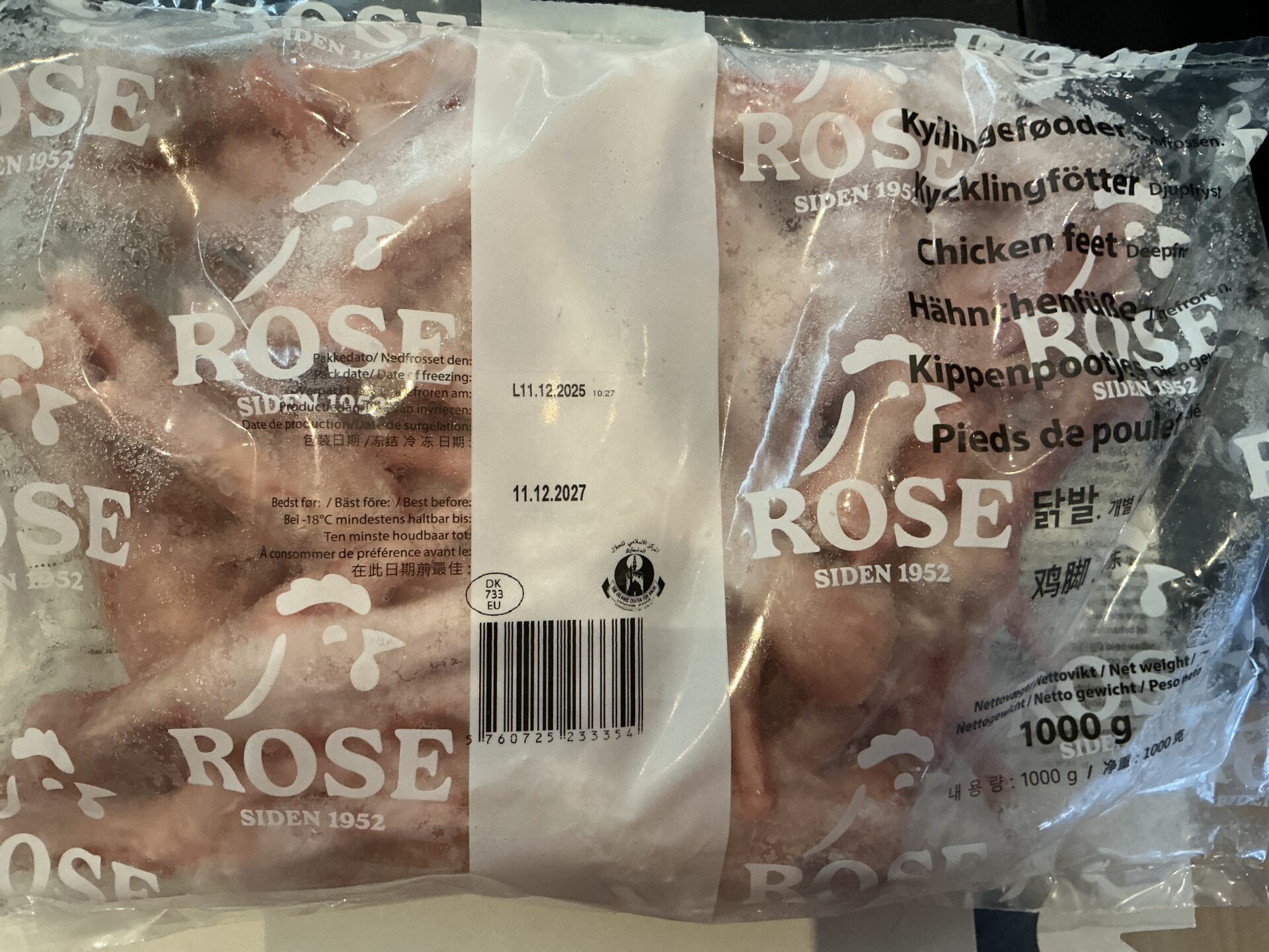 image Rose kylling foot 1kg - Image 1
