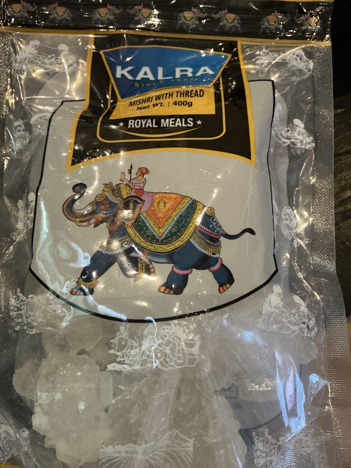 image Kalra mishri with thread 400g - Image 1
