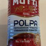 Polpa tomater finhakkede